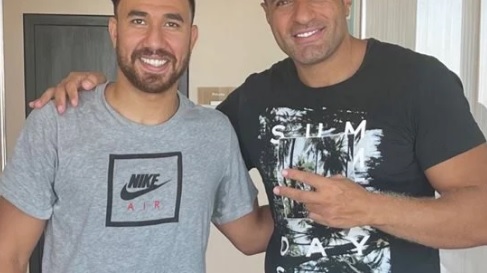 تريزيجيه يلتقي الفنان محمد نور في الجيم في الأردن