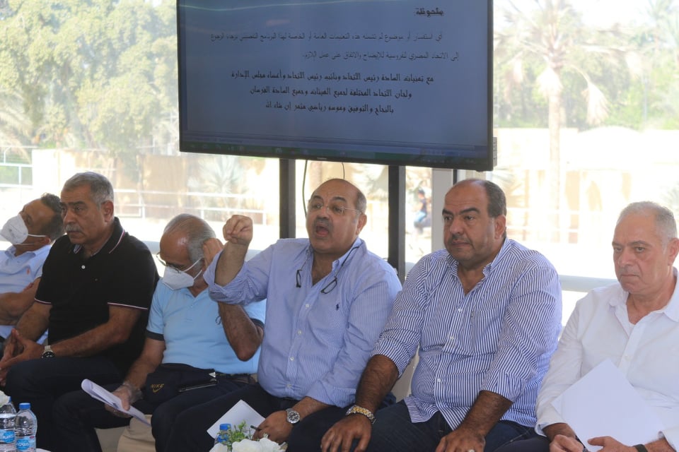 أخبار الأهلي : صور ..تفاصيل وقرارات هشام حطب فى اجتماعه السنوى مع الهيئات