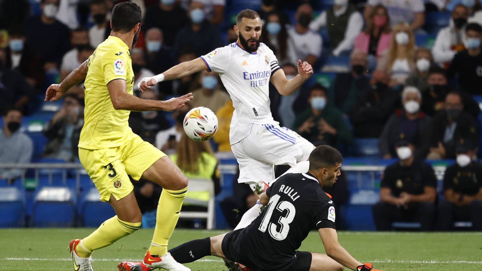 ريال مدريد يسقط فى فخ التعادل مع فياريال ويحافظ على صدارة الدورى الأسبانى