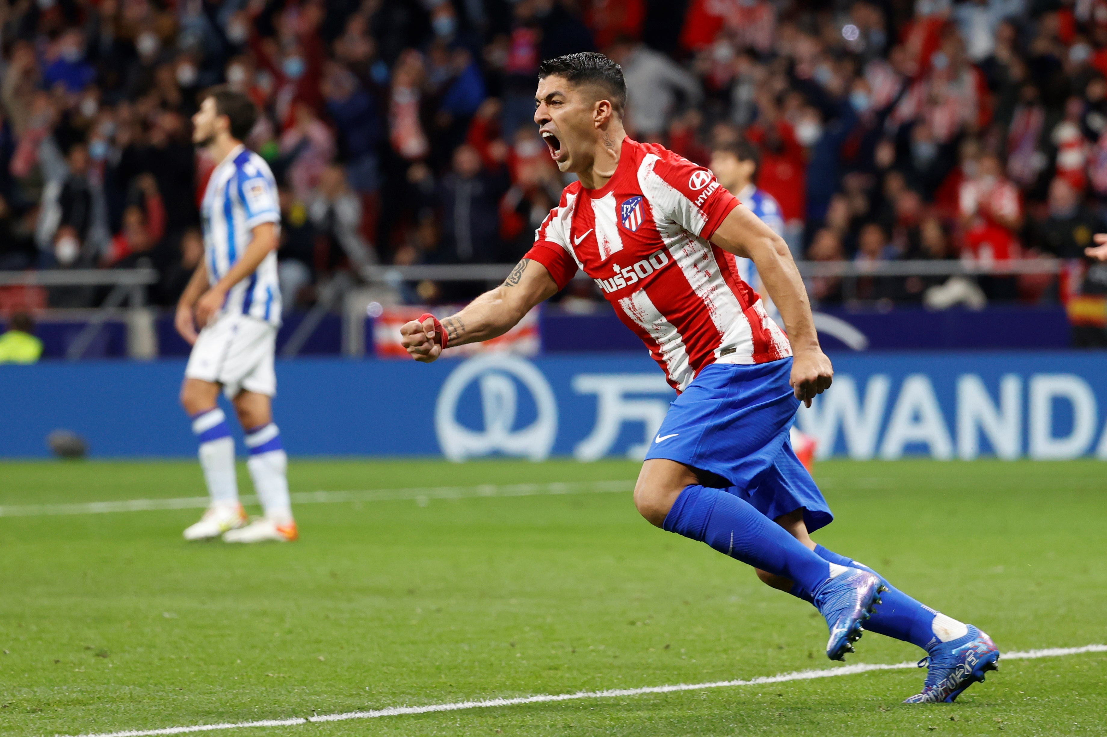 الدوري الإسباني .. سواريز ينقذ أتلتيكو مدريد من الخسارة أمام ريال سوسيداد (فيديو)