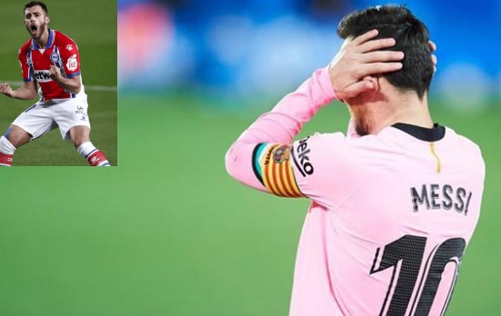 شاهد .. لاعب يعمق جراح البارسا ويسجل هدف علي طريقة ليونيل ميسي