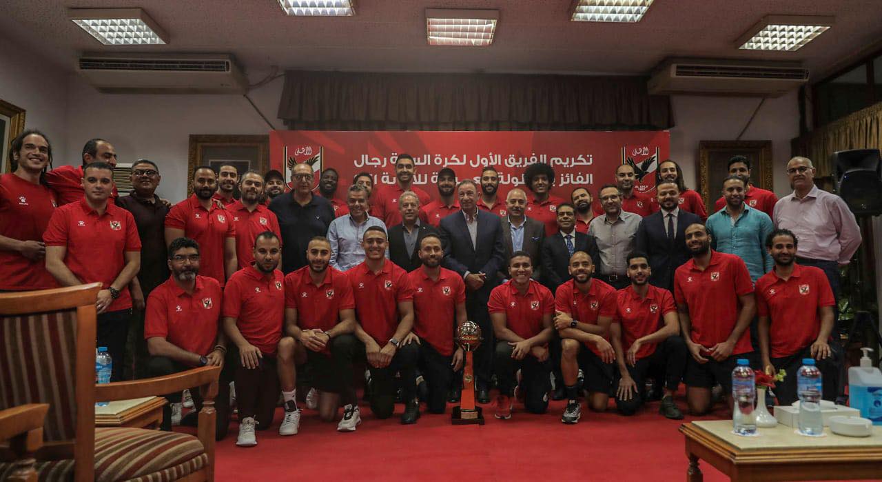 أخبار الأهلي : الأهلي يُكرّم “رجال السلة” بعد الفوز بالبطولة العربية