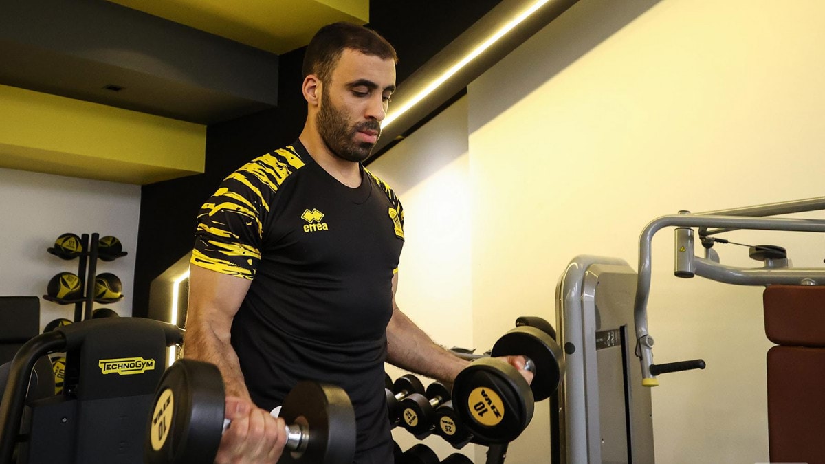 المغربي حمد الله في أول تعليق بعد انضمامه لنادي الاتحاد ..ووضع برنامج بدني خاص له