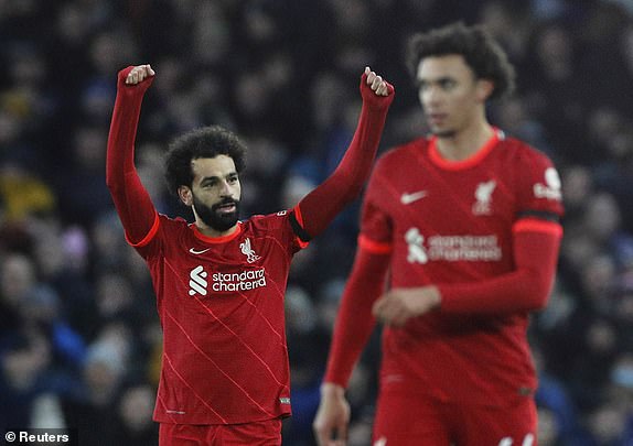 شاهد .. محمد صلاح يضيف ثانى أهداف الريدز ضد إيفرتون (فيديو )