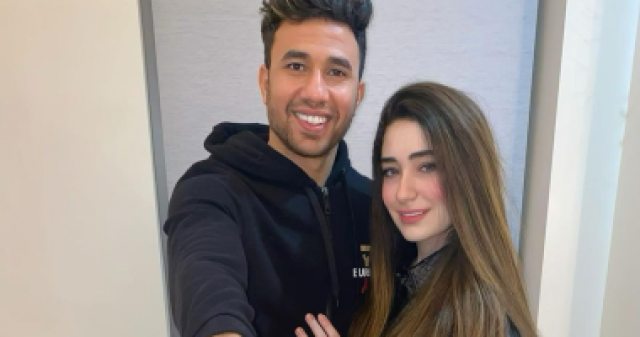 شاهد .. كيف احتفل تريزيجيه بعيد زواجه الثالث (صور)