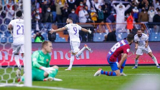 شاهد .. اهداف حسم كلاسيكو الأرض والتأهل لنهائي السوبر الإسباني (فيديو)