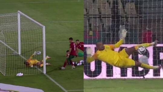 كأس أمم أفريقيا .. قفاز من ذهب ينقذ شباكة من كرة بـ3 أرواح (فيديو)