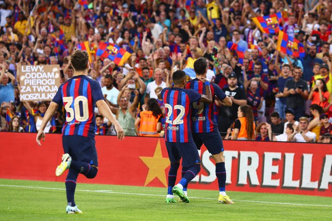برشلونة يهزم فريق بوماس المكسيكي ضمن مباراة كأس خوان غامبر : فيديو