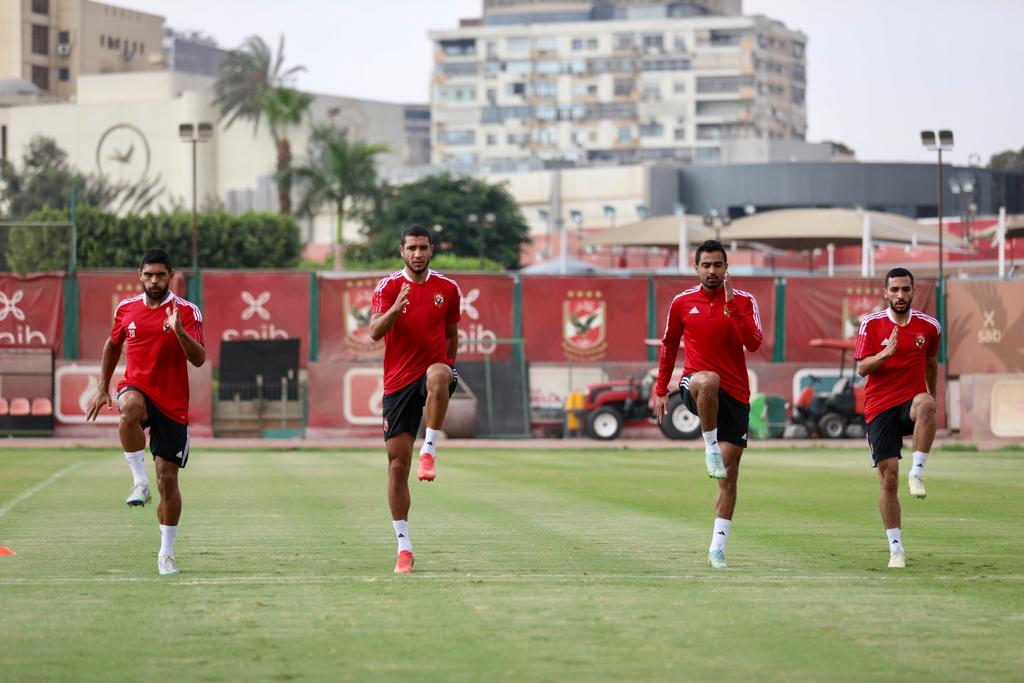 مران الأهلي| تدريبات بدنية وخططية استعدادًا لمباراة الاتحاد المنستيري