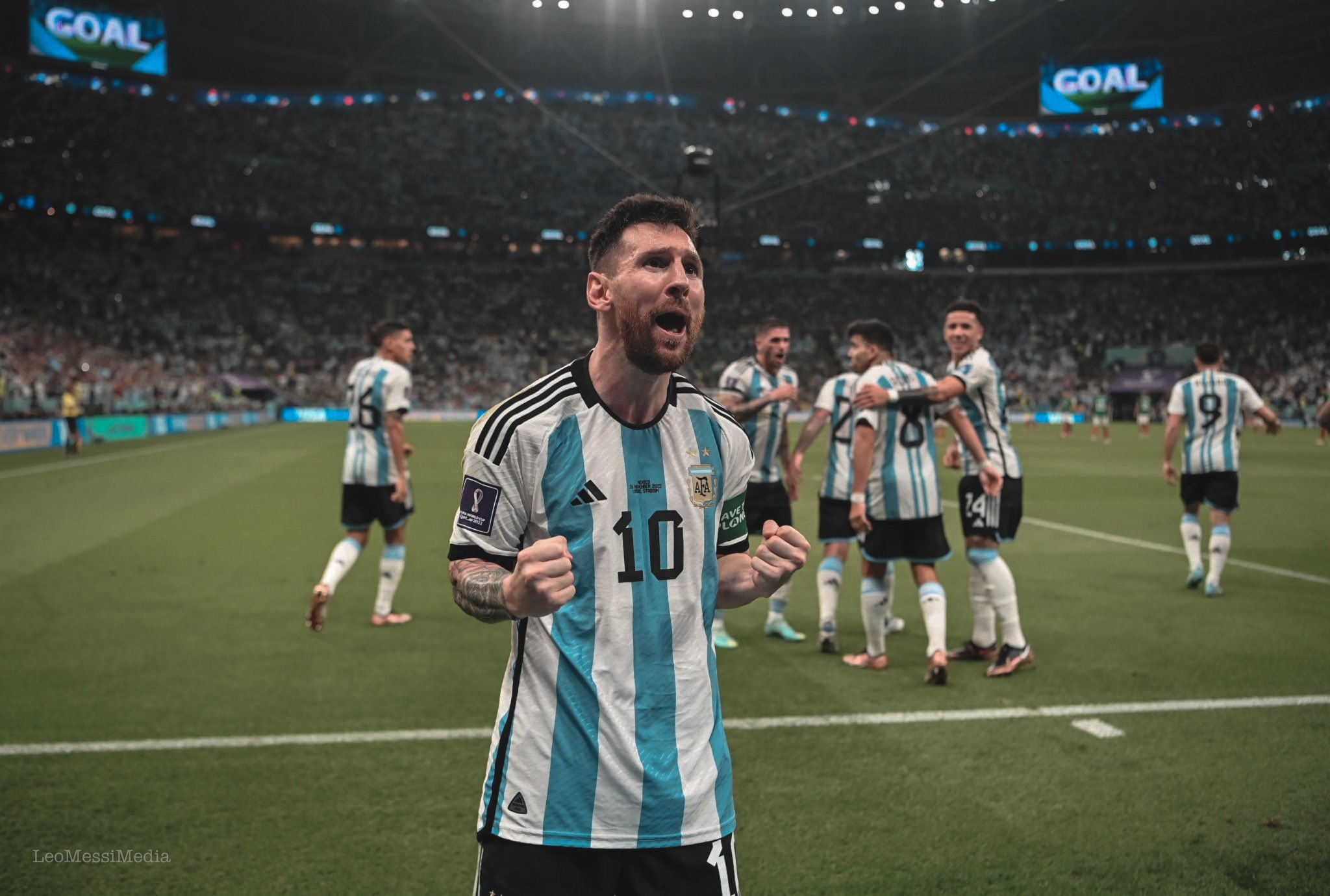 فيديو.. الأرجنتين تفوز على المكسيك في كأس العالم.. وميسي يعادل رقم مارادونا