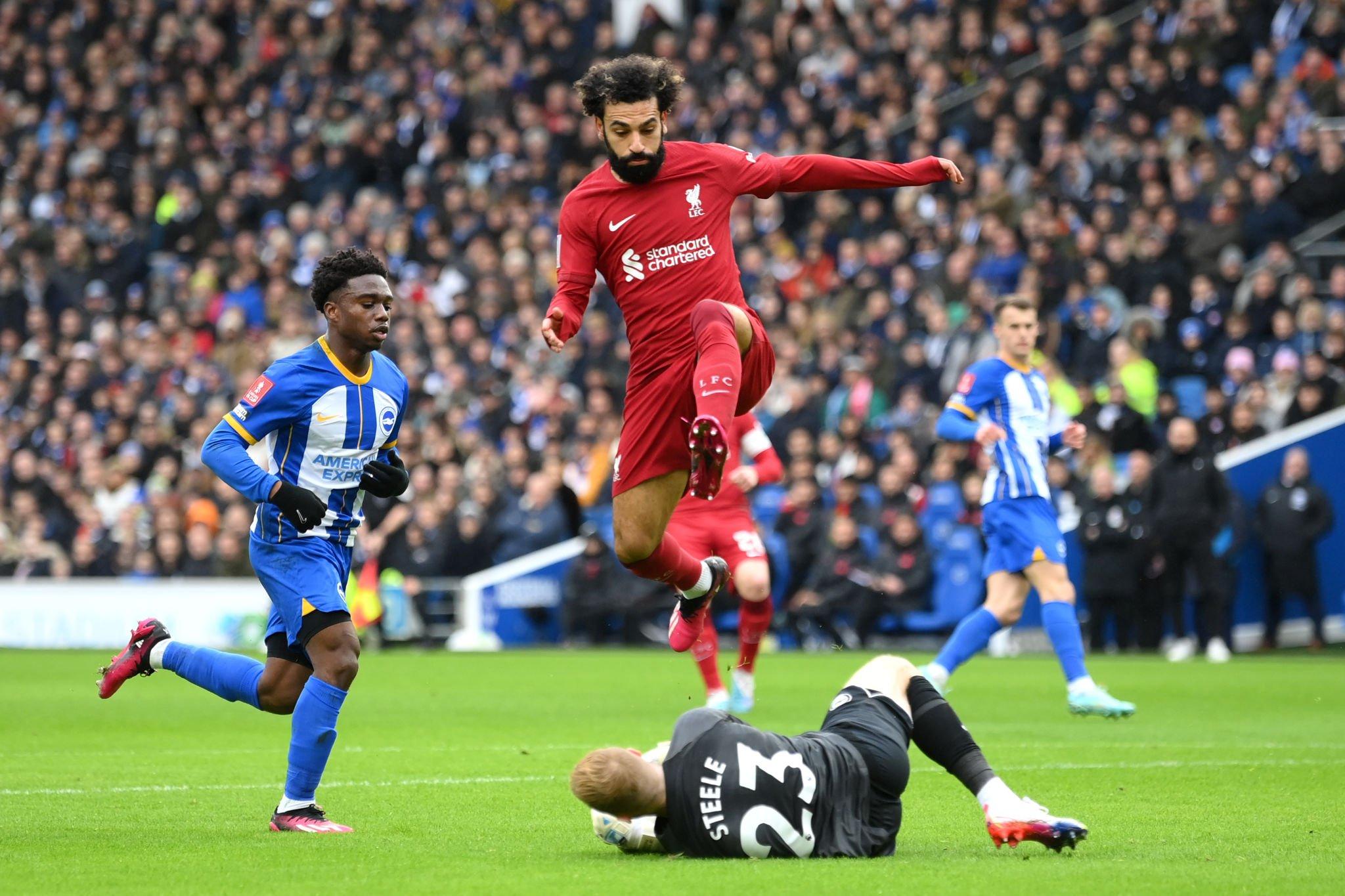 برايتون يصعق ليفربول ويقصيه من كأس انجلترا