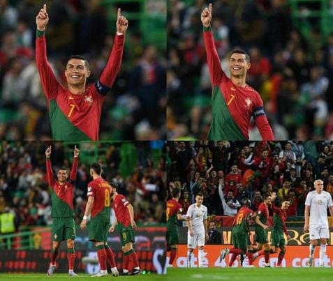 كريستيانو رونالدو ينفرد برقم تاريخي عالمي مع منتخب البرتغال