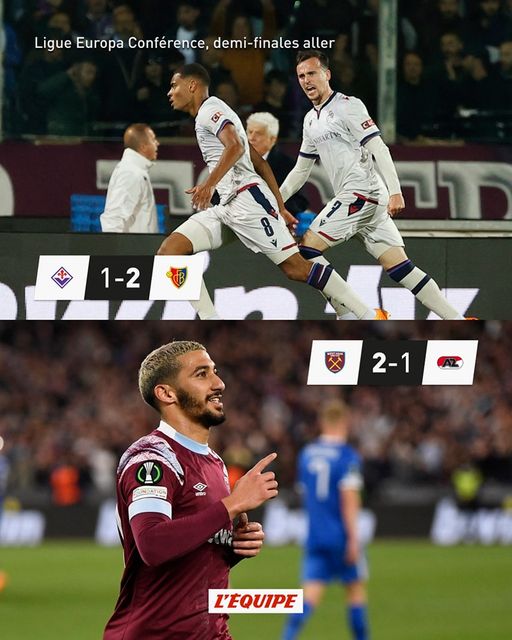نجم الجزائري يضع قدم وست هام في النهائي … بازل يهزم فيورنتينا 2-1 : فيديو
