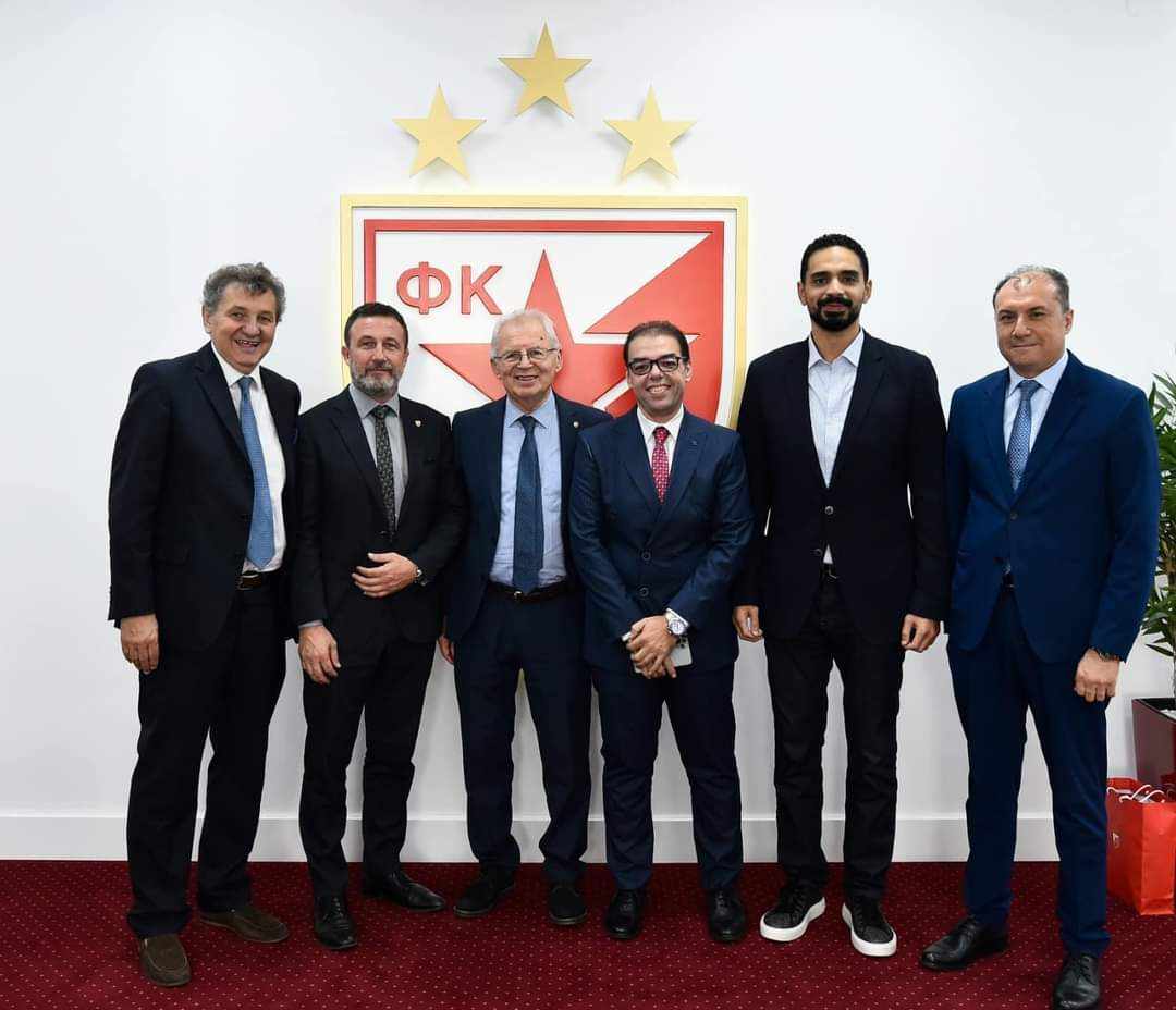مطيع يبرم إتفاقا مع النجمة الحمراء الصربى لتبادل الخبرات فى كافة الألعاب وبخاصة الفردية