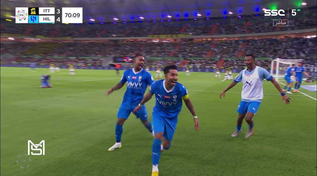 ريمونتادا نارية في قمة روشن – الهلال يقلب الطاولة على الاتحاد ويفوز برباعية