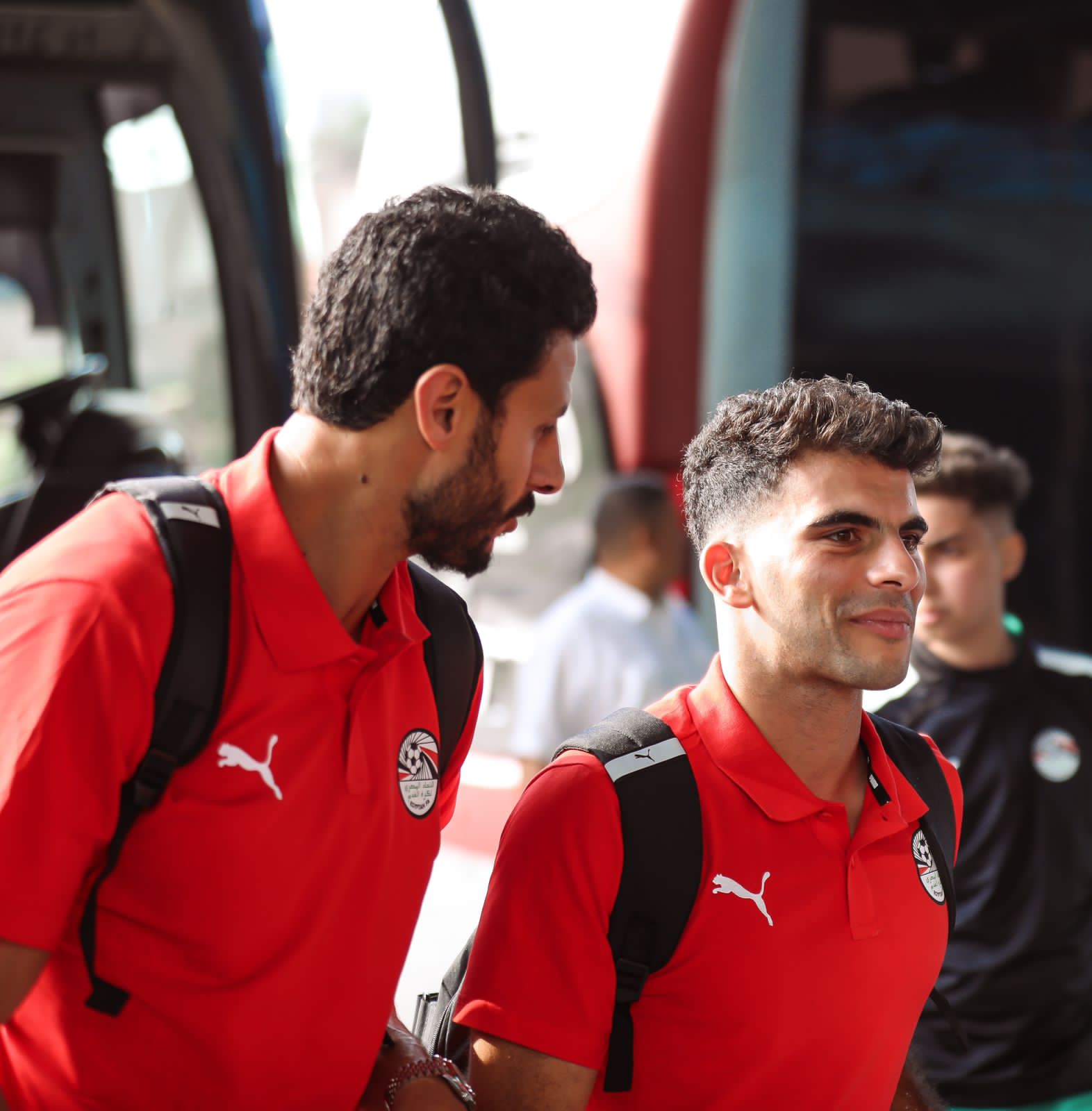 صور.. بعثة منتخب مصر تطير إلى الإمارات لخوض وديتي زامبيا والجزائر| صور