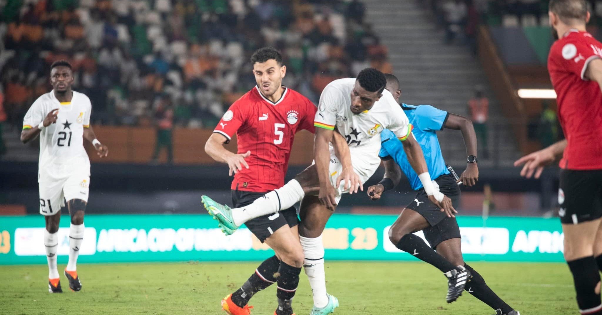 أخبار الأهلي : منتخب مصر يتأخر بهدف فى الشوط الأول أمام كاب فيردي