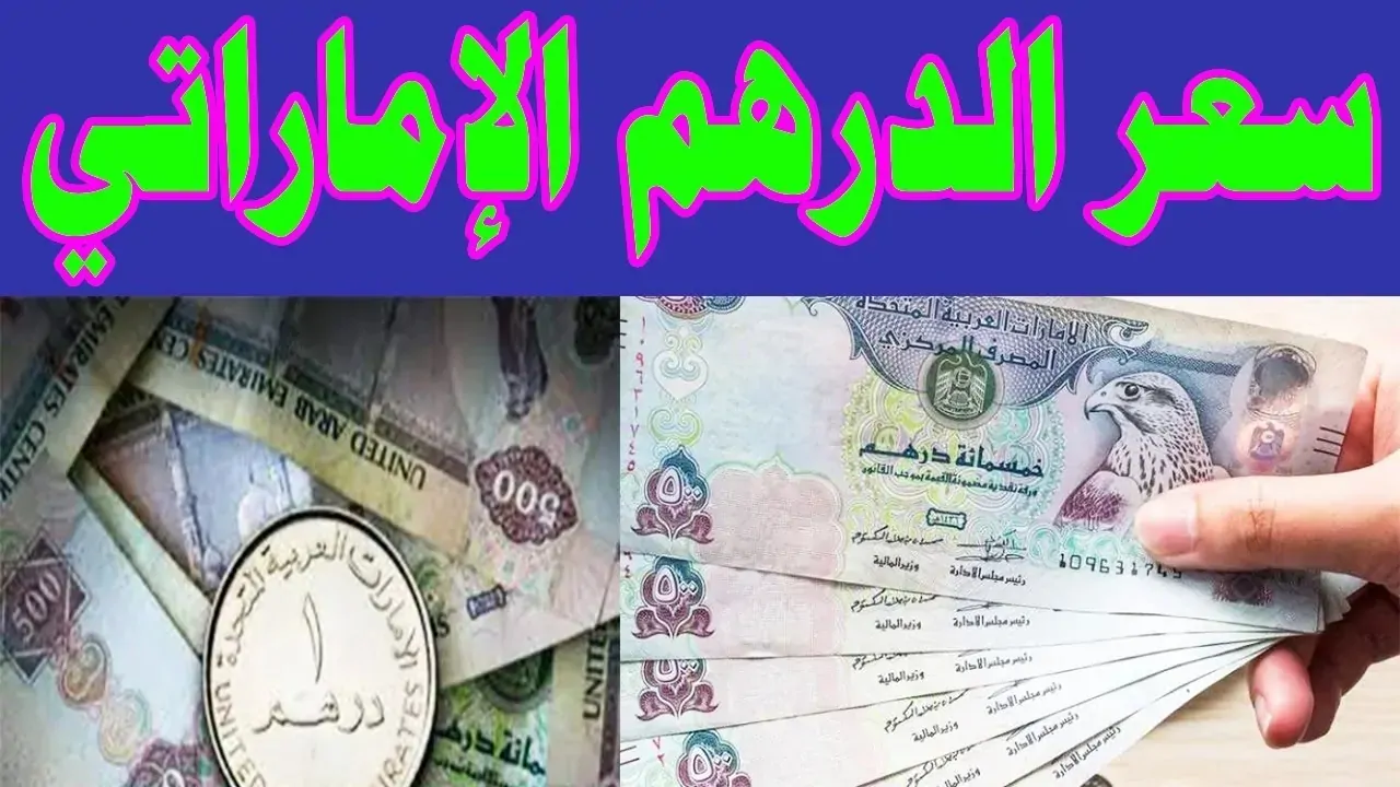 سعر الدرهم الاماراتي مقابل الجنيه المصري اليوم الخميس 23 يناير 2025 بالبنوك والسوق السوداء
