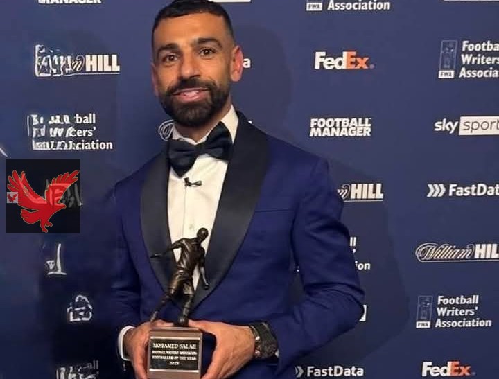 محمد صلاح يحصل علي جائزة افضل لاعب في الدوري الانجليزي