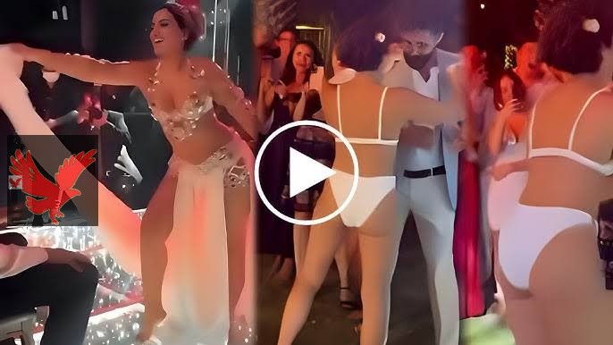 علامات الساعة ظهرت في هذا البلد… عروسة قلعت هدومها ورقصت قدام الناس بالبكينى بدون ذرة خجل أو حياء .. اتفرج